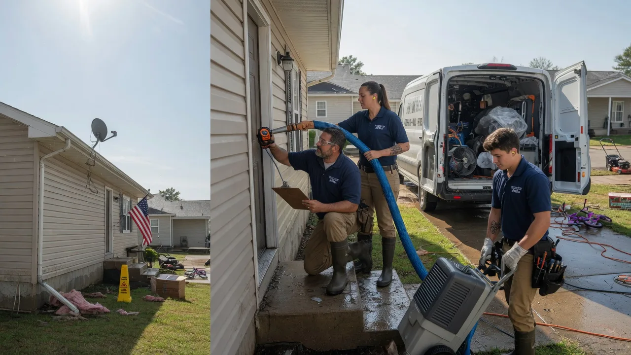 Ceiling Water Damage Restoration in Buckhannon, WV near me